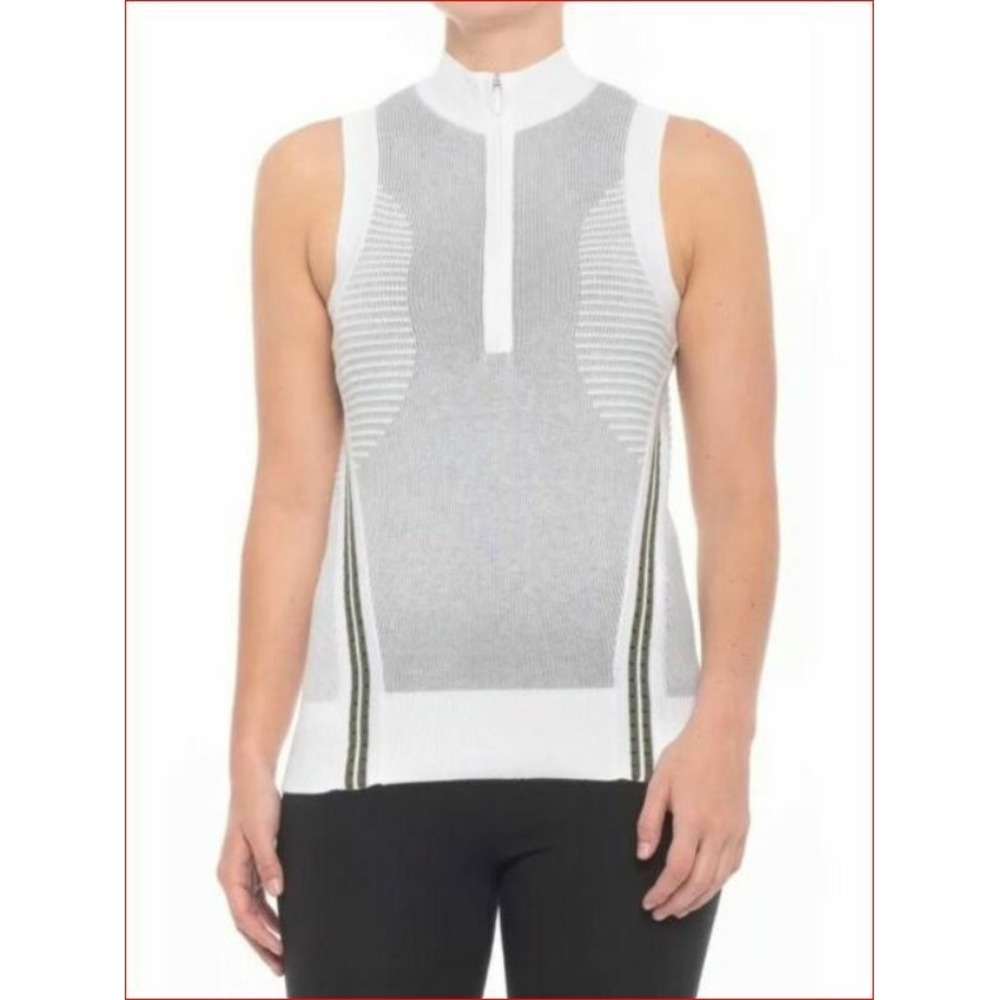 Under Armour Uas women jacket sweatshirt vest 1319124 white green sz XS $220